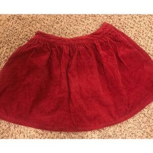 BDG Urban Outfitters Red ribbed‎ corduroy mini skirt Size 2.  X